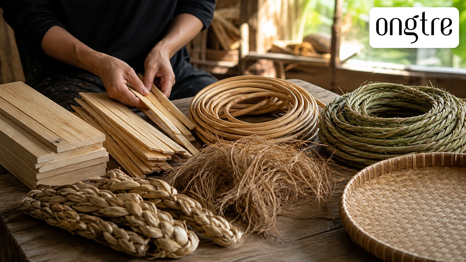 vật liệu quyết định số lượng đặt hàng tối thiểu sản phẩm tre mây cói