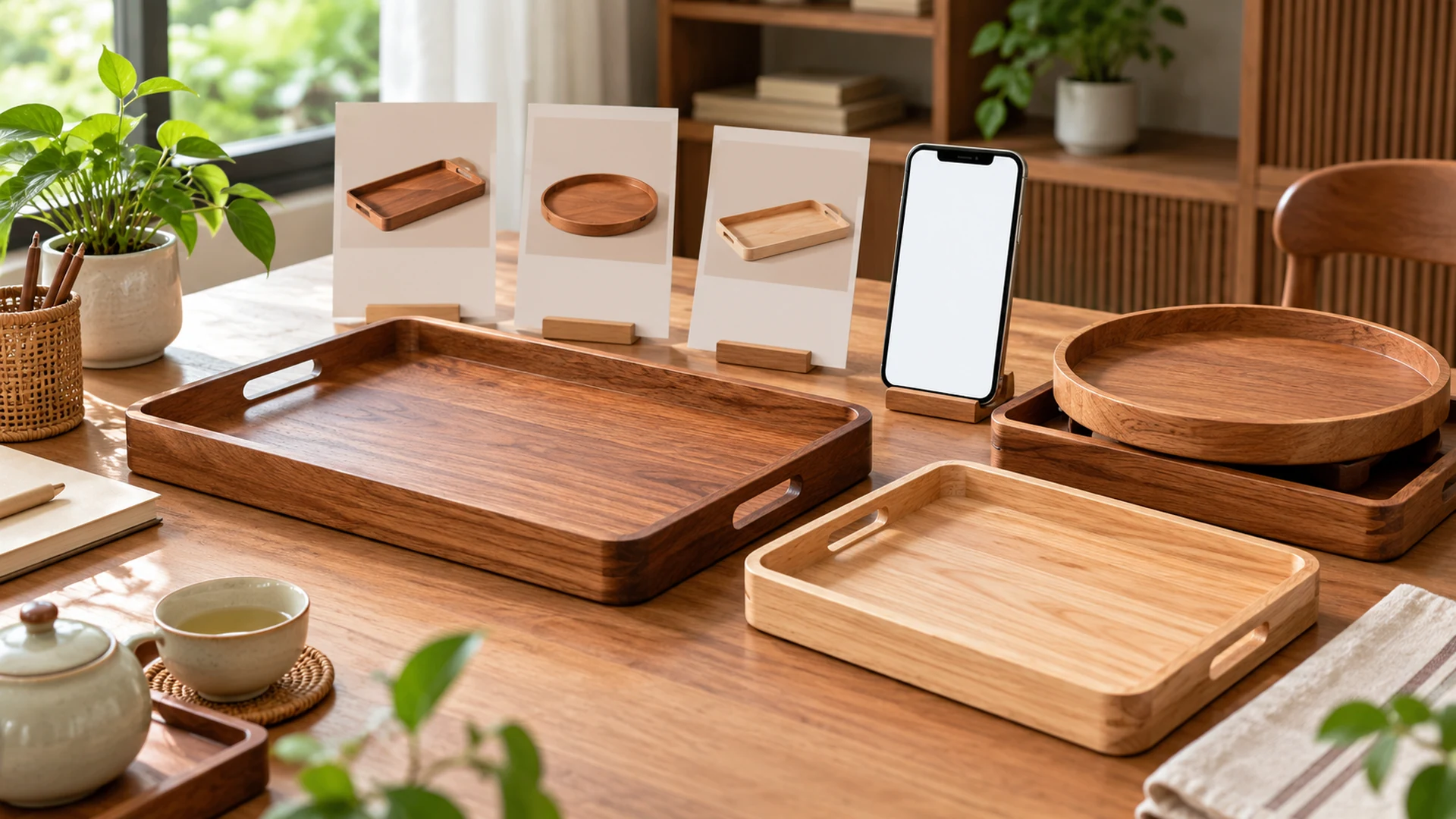 Bộ khay gỗ dành cho cộng tác viên bán hàng