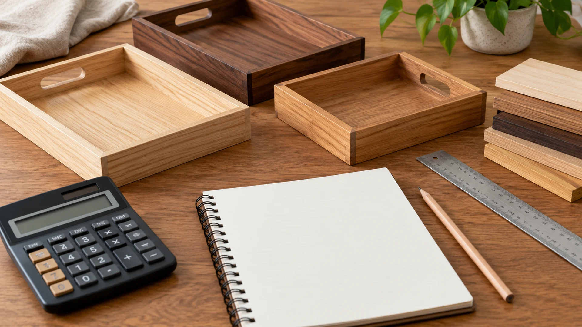 Đơn khay gỗ trên pallet